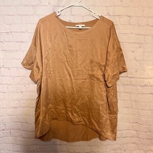 Lunya Washable Silk Oversized Tee Top Size Medium